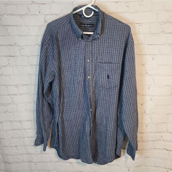Men's Nautica Longsleeve Button-Down Shirt, Size XL - Picture 1 of 3